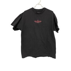 40s and Shorties T-Shirt Mens Size Large Black Cotton Crew Neck Short Sleeve